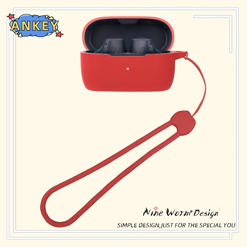 Funda protectora para auriculares Jabra Elite 2 Elite 3, E2, E3, anticaída, silicona suave, inalámbrico, Bluetooth - imagen 4