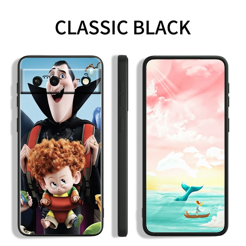 Funda de teléfono suave de silicona negra a prueba de golpes para Hotel, película de Disney para Google Pixel 9, 8, 7A, 7, 6A, 6, 5A, 5, 4, 4A, XL, 5G - imagen 4