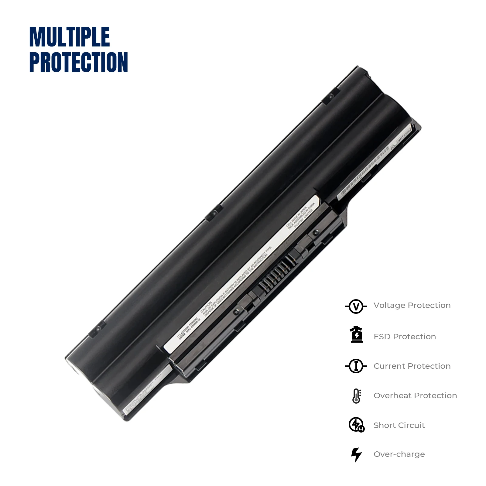 YOOFAN batería FPCBP325 de 10,8 V, 6700m para Fujitsu FMVNBP210 FMVNBP198 SH560 SH761 SH760 SH771 SH772 SH572 P702 P770 - imagen 2