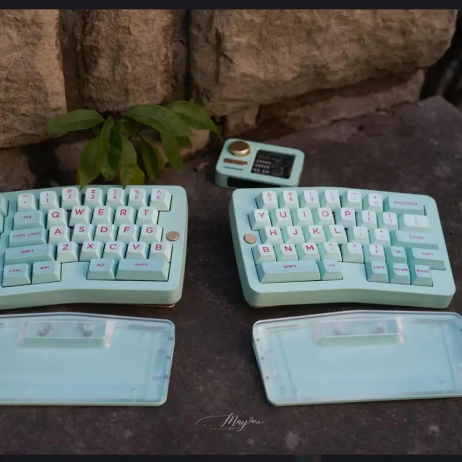 Kit de teclado QK Alice Duo, Teclado mecánico de aluminio Bluetooth de modo Dual, teclado personalizado de intercambio en caliente sin eje ni tecla - imagen 4