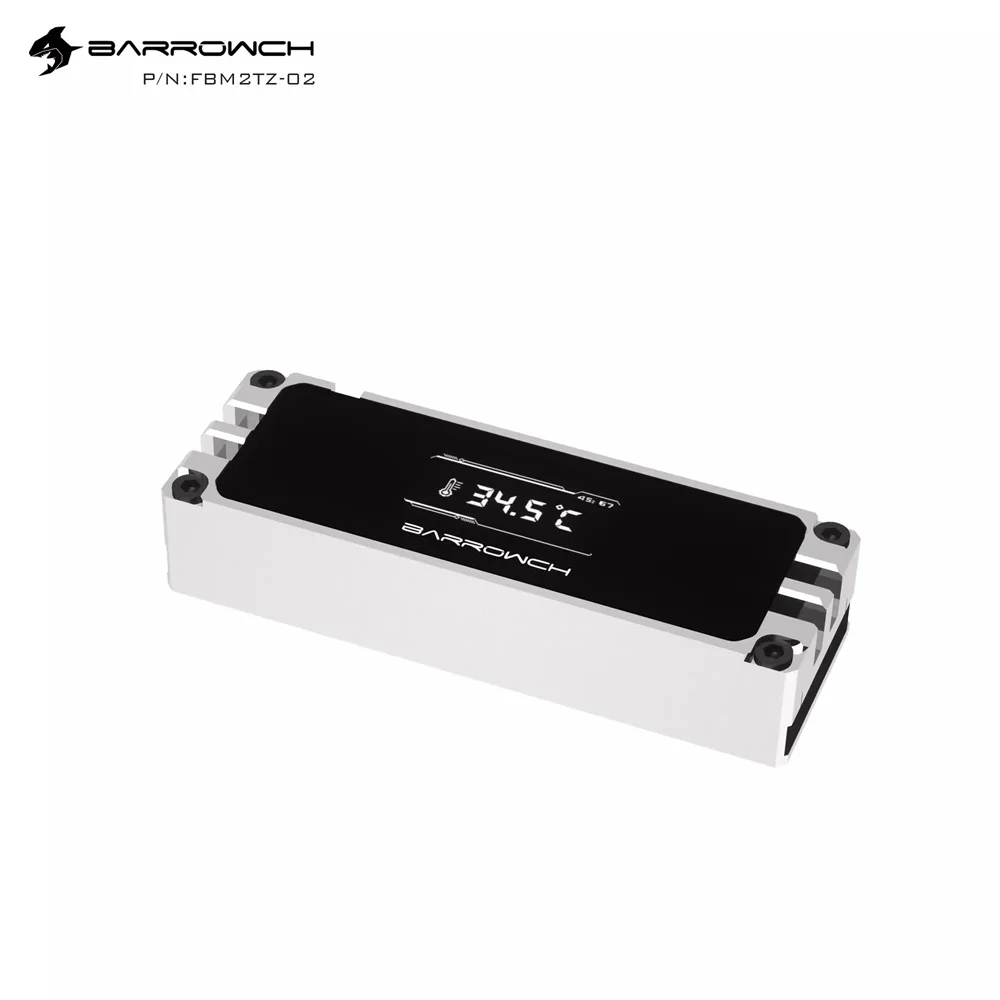 Barrowch-Radiador de estado sólido, disco SSD, disipador de calor, Enfriador de pantalla OLED, 2280, 22110 M.2 - imagen 3