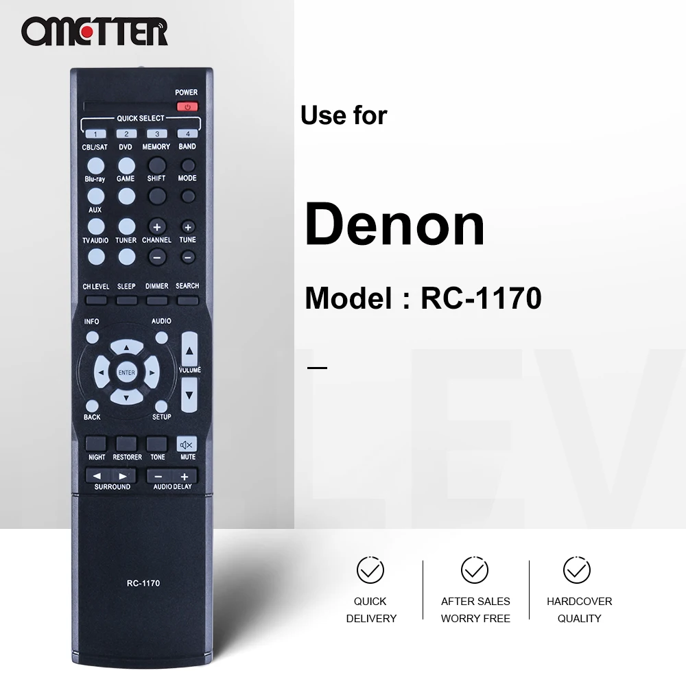 RC-1196 RC1196 RC-1170 para piezas Denon AV receptor Control remoto AVR-X510BT AVR-X520BT AVR-S500BT AVR-S510BT - imagen 3