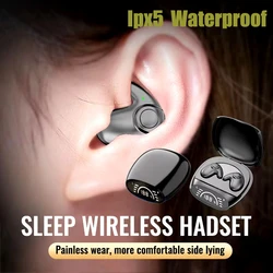 Auriculares invisibles para dormir con microfono y Bluetooth 5.3