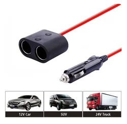 Adaptador de mechero 12-24 V para coche, barco y quad con 2 tomas