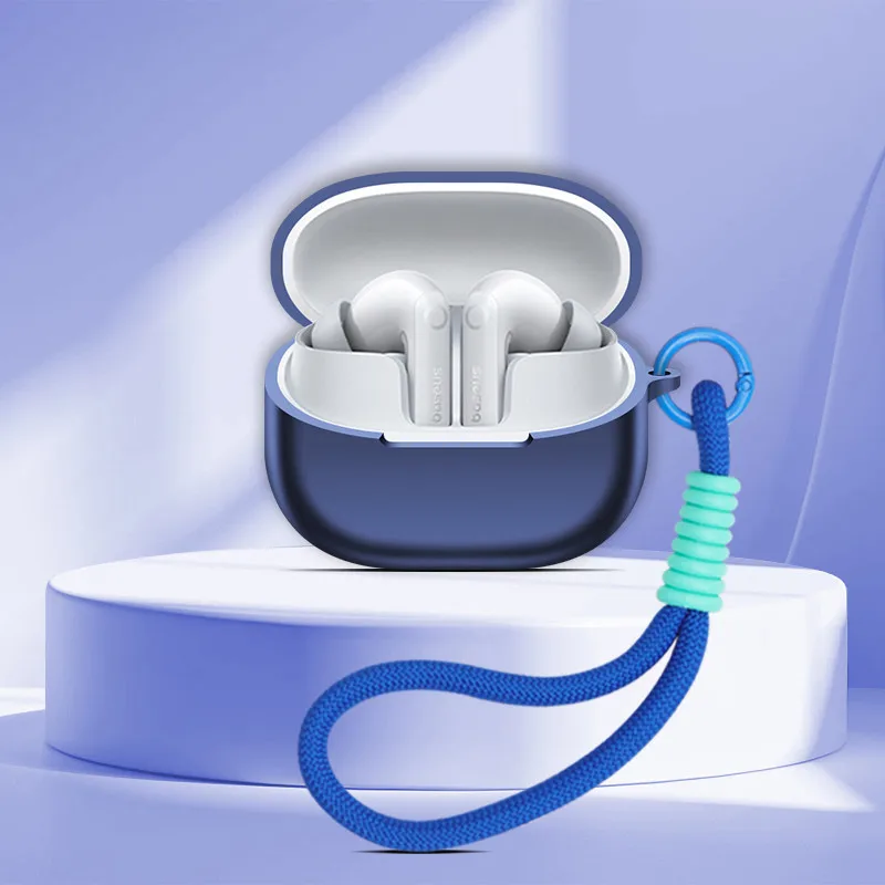 Funda blanda de silicona para Baseus BP1 Pro, bonito colgante con cordón, adecuada para Baseus M3s, funda protectora a prueba de golpes - imagen 3