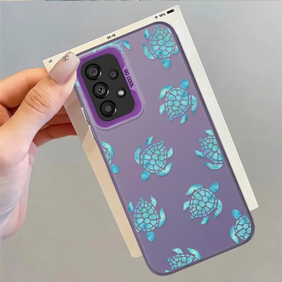 Funda trasera de teléfono para Samsung Galaxy A04e A03 A50 A11 A13 A20s A06 A16 A02 A15 A12 A14 Conch Starfish - imagen 4