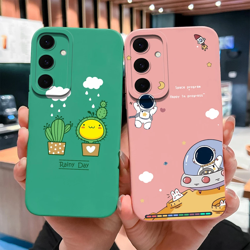 Funda para Samsung Galaxy S25 FE, bonita funda divertida de silicona líquida suave, carcasa antideslizante para teléfono Samsung S 25 FE, parachoques a prueba de golpes - imagen 3