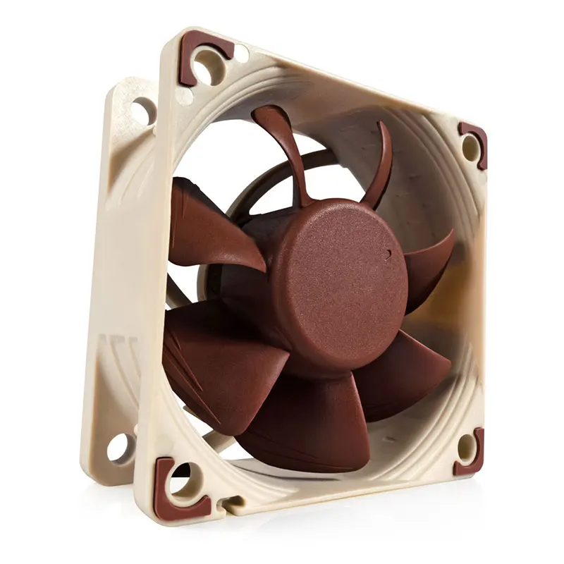 Noctua-ventilador de rodamiento magnético estable, 60x60x25mm, 12V/5V, 3 pines/4 pines, PWM, Control inteligente de temperatura, SSO, 6CM, NF-A6X25 - imagen 4
