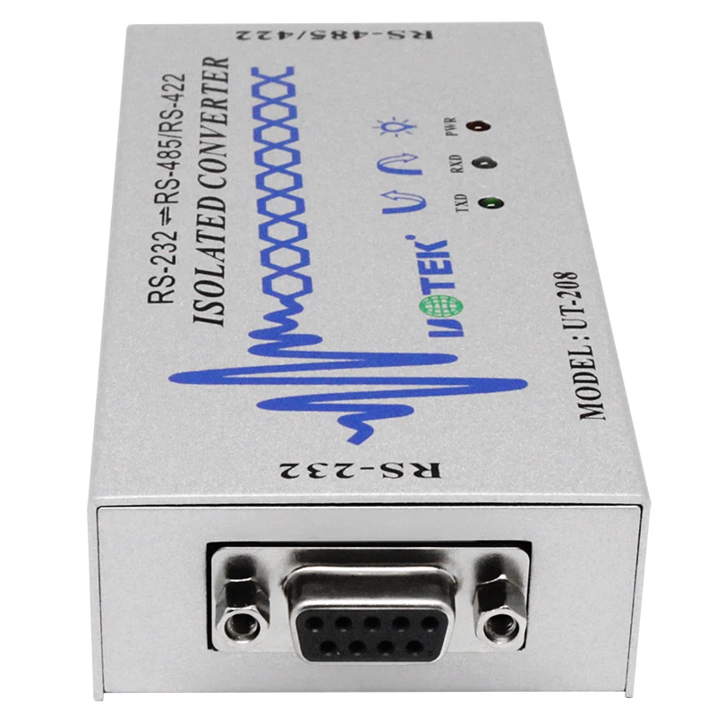 UOTEK RS-232 a RS-485 Adaptador de RS-422 Convertidor Industrial DB9 RS232 a RS485 Conector RS422 Aislamiento ESD Anti-Surge UT-208 - imagen 5