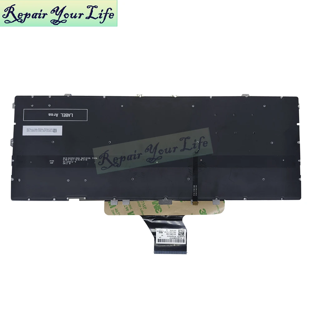 Teclado retroiluminado para HP X360, 15-ES, 15T-ES, 15M-ES, ES000, 13-ay, 13-BD, TPN-W149, W150, M45474-001 - imagen 3