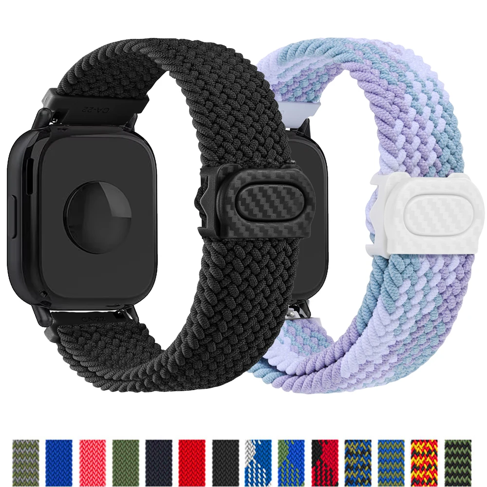 Correa de nailon para reloj Redmi 5 active/5 lite, pulsera trenzada de bucle solo, correa para Xiaomi Redmi watch5 active de 22mm