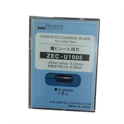 Cuchilla de cuchillo cortador Roland de 45 grados, hoja de carburo cementado ZEC-U1005 para Roland XC-540 SP-300V VP-540 VS-640 BN-20 LEJ-640