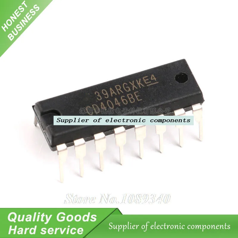 5 uds CD4046BE CD4046B CD4046 4046 IC DIP Chip lógico nuevo Original