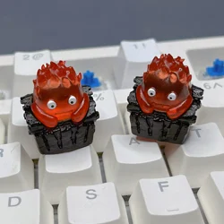 Teclas Mecánicas Resina Personalizadas – Anime Calcifer Harbin Castle