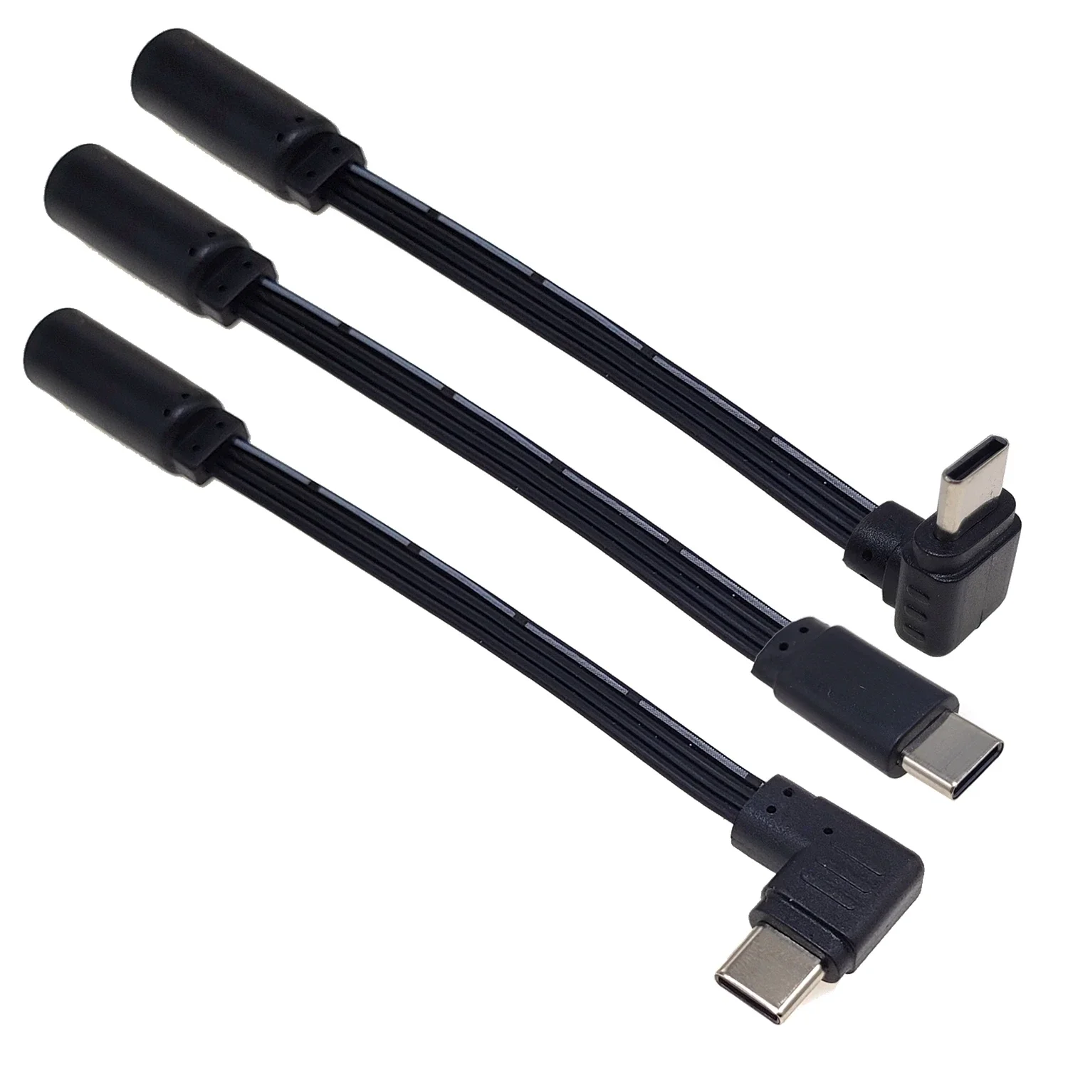 Adaptador plano tipo C de 3,5 mm a USB auxiliar, conector jack de cable de audio de 3,5 mm, cable para auriculares, convertidor de audio, accesorios para auriculares - imagen 2