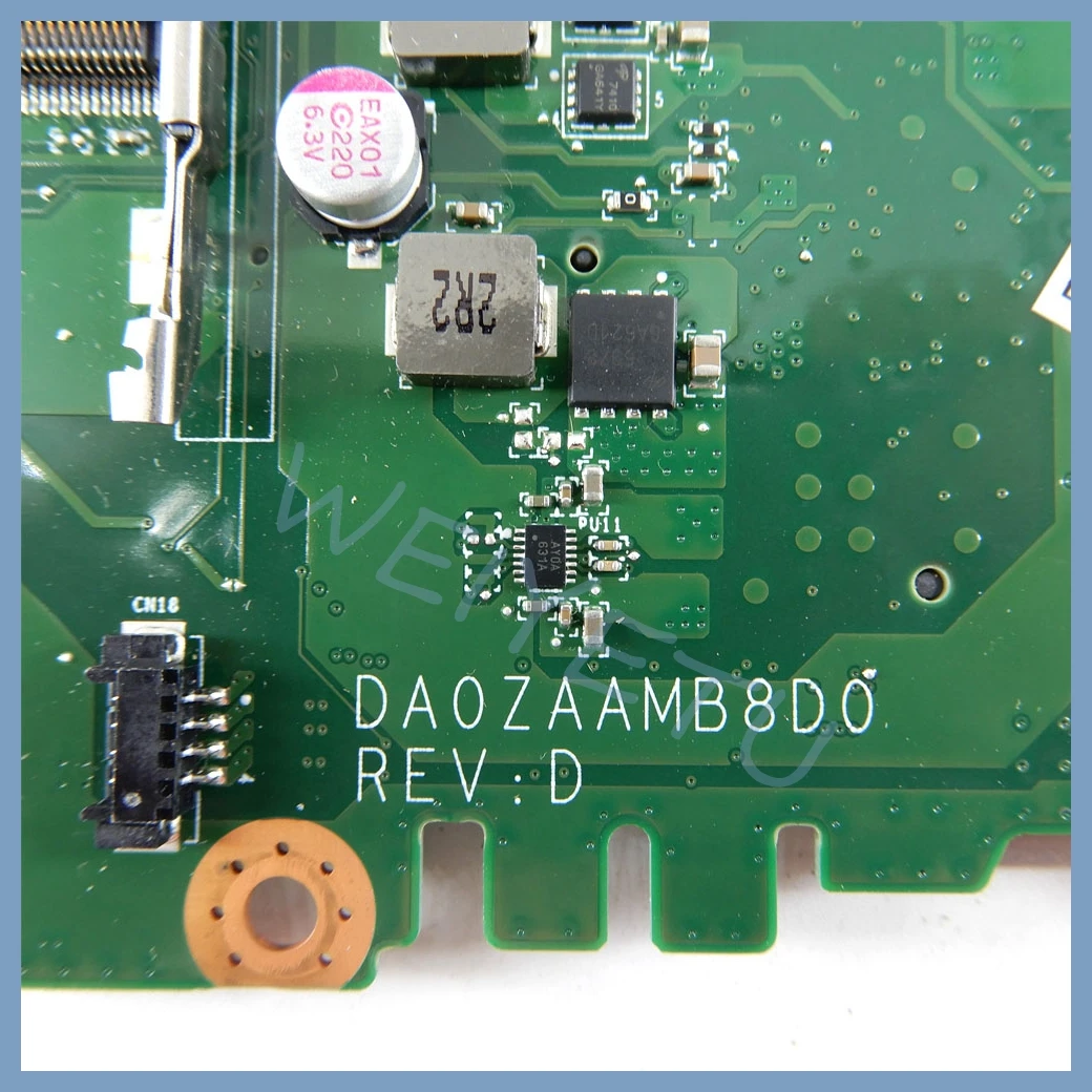 Placa base para portátil DA0ZAAMB8D0 para la placa base del ordenador portátil ACER Aspire F5-573 F5-573G con i5-7200U CPU 940MX GPU 100% probado OK - imagen 3