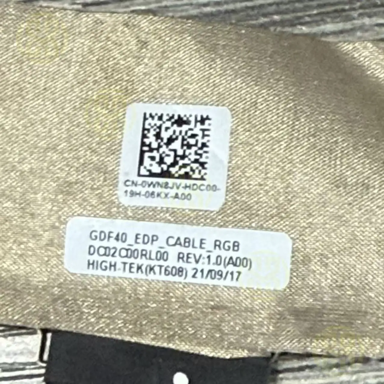 0WN8JV DC02C00RL00 para Latitude 5420 E5420 GDF40 LCD EDP Cable LVDS Cable RGB - imagen 2