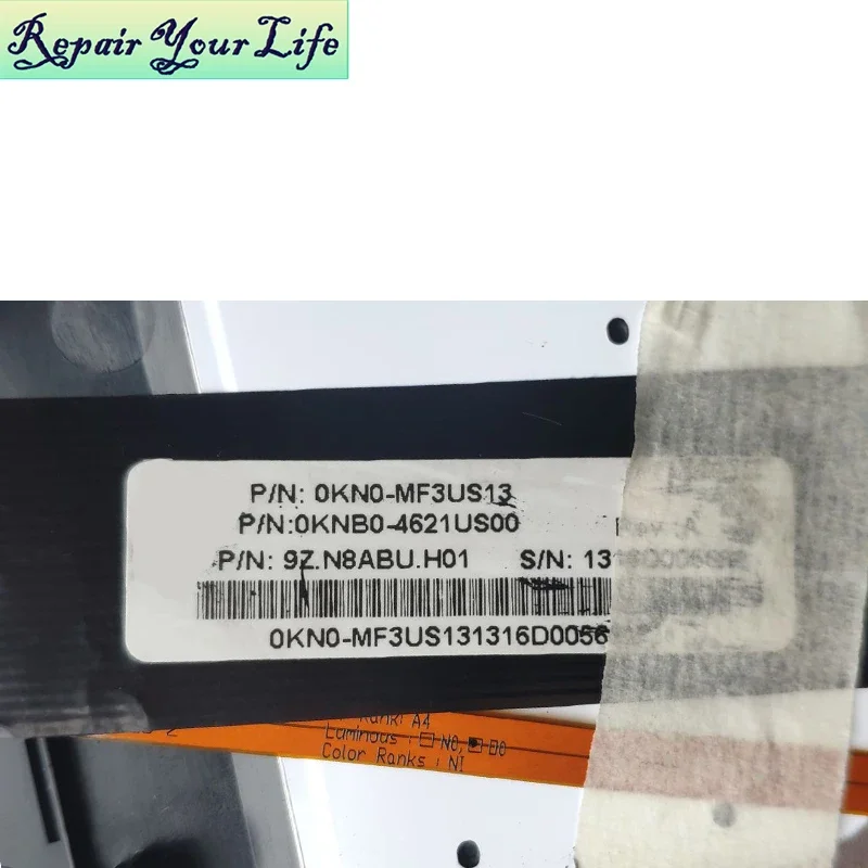 Reposapiés para teclado retroiluminado en inglés de EE. UU. para ASUS U47A U47 0KN0-MF3US13 0KNB0-4621US00 9Z.N8ABU.H01 carcasa blanca con retroiluminación C - imagen 5