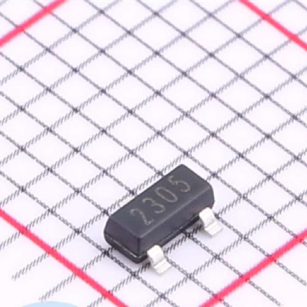 (20 piezas) (Marcado 2305) SOT-23 12V 4.2A Transistor de efecto de campo de canal N