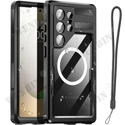 Funda MagSafe IP68 360° para Samsung Galaxy S25/S24/S23 Ultra y Plus
