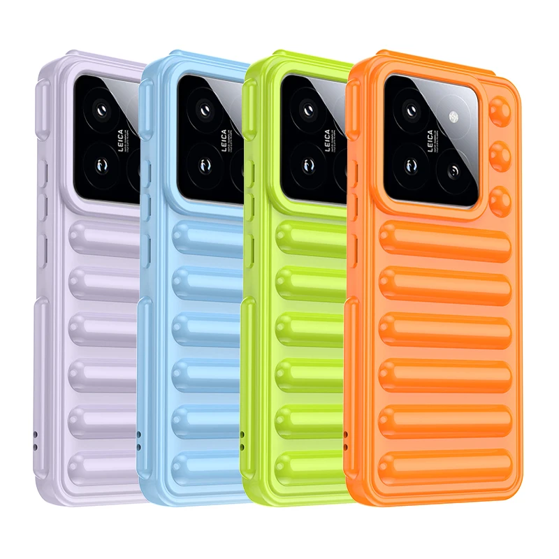 Funda protectora de cápsula para Xiaomi 14 Pro, funda protectora de silicona TPU a prueba de golpes, Mi 14 Pro - imagen 3