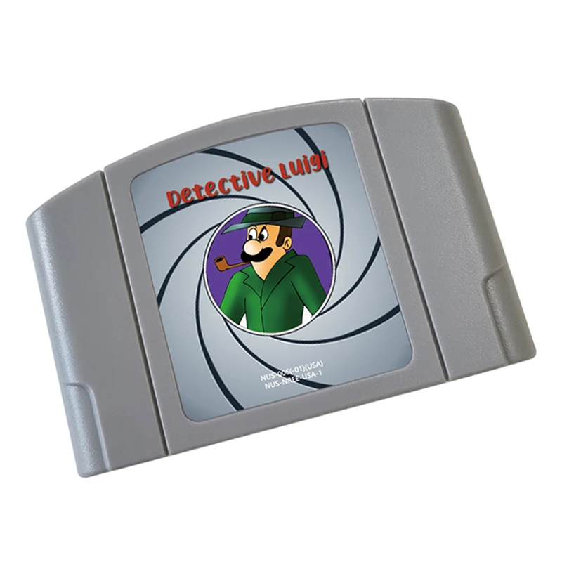 Cartucho de juego para Detectiveluigi_ N64 Cartucho de juego Compatible Fond recuerdos de la infancia