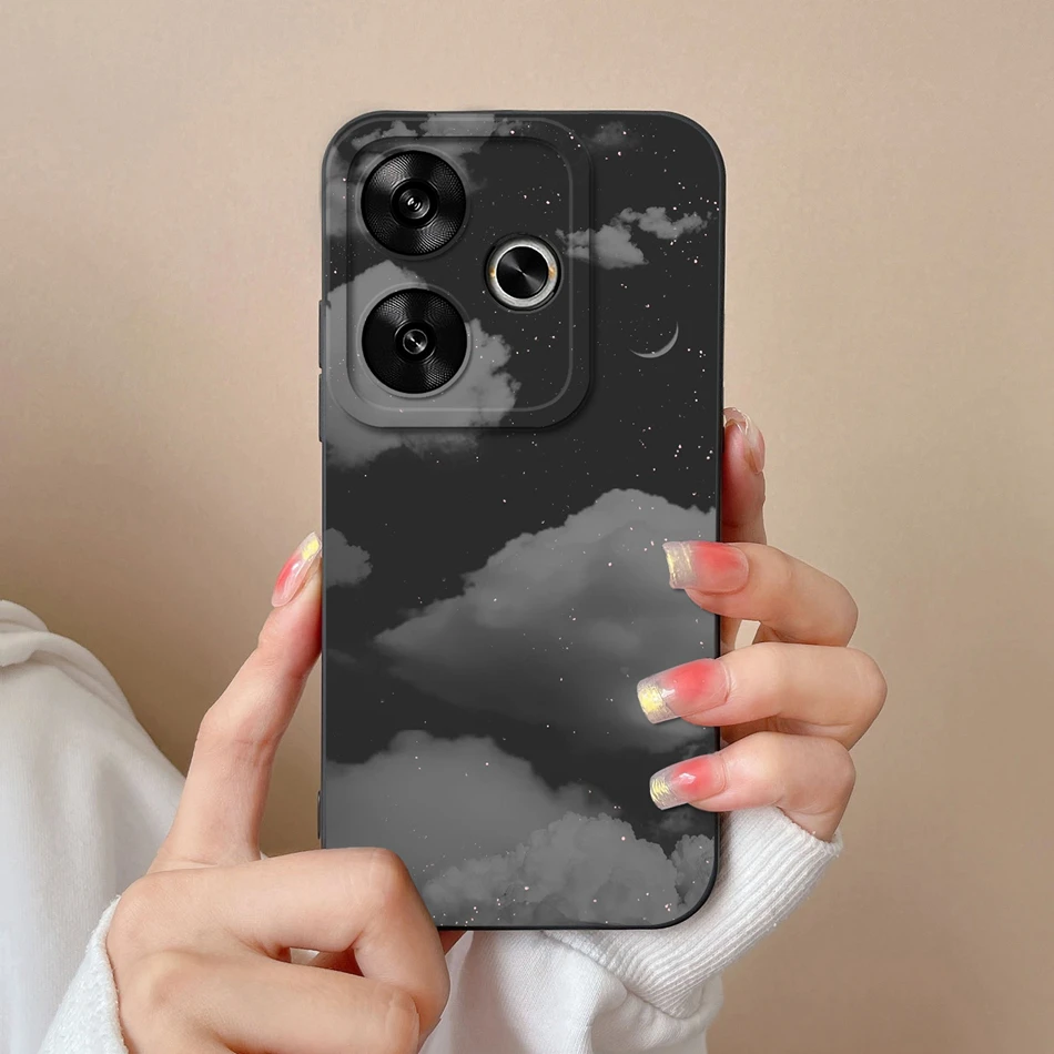 Funda bonita para Poco F6 Pro, Funda trasera de silicona líquida suave para teléfono Xiaomi Poco F 6 PocoF6, Funda de protección completa a prueba de golpes - imagen 5