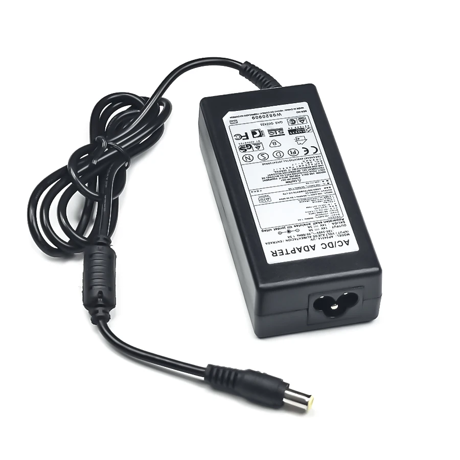 14V 3A 42W 6,5*4,4 MM A4514-DSM adaptador AC/DC para Samsung U28E590D UE22F5400 T24C350LT fuente de alimentación de Monitor LED 100% nuevo - imagen 2