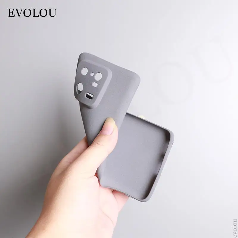 Para xiaomi 14 funda trasera suave mate de piedra arenisca ultradelgada para Xiaomi mi 14ultra 14pro protección de cámara funda de silicona TPU - imagen 5