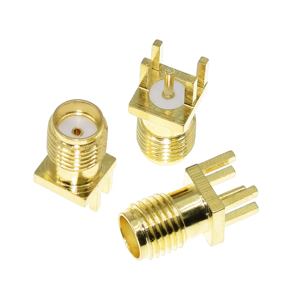 20 piezas-tuerca de soldadura SMA hembra/macho de 1,6 MM, Clip PCB de montaje recto, conector RF chapado en oro, receptáculo de soldadura - imagen 5