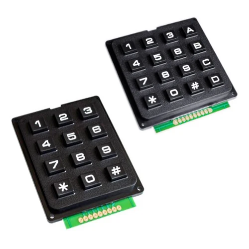 Módulo de teclado de matriz 4x4 3x4, utiliza tecla PIC AVR, sello Sml 4*4 3*4, interruptor de teclas de plástico para controlador Arduino