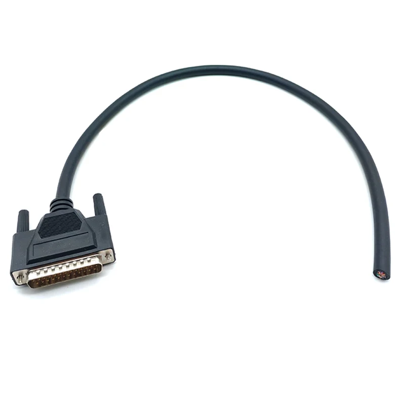 Cable de datos blindado 232 puerto serie DB9 DB15 DB25 DB37 línea de un solo cabezal de grado Industrial macho hembra junta sin soldadura 0,5-10M - imagen 5