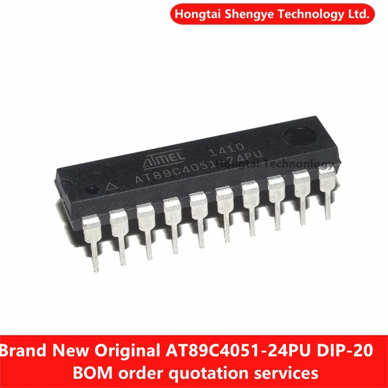 Nuevo Chip microcontrolador Original AT89C4051 AT89C4051-24PU DIP-20 se puede fotografiar directamente