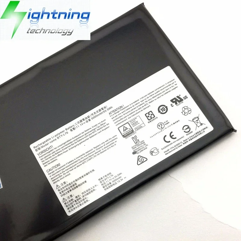 Nueva batería Original para ordenador portátil BTY-L76 11,1 V 56Wh para MSI GS70 2OD 2PC 2PE 2QC 2QD 2QE GS72 MD9880 MS-1771 MS-1772 etc. - imagen 2