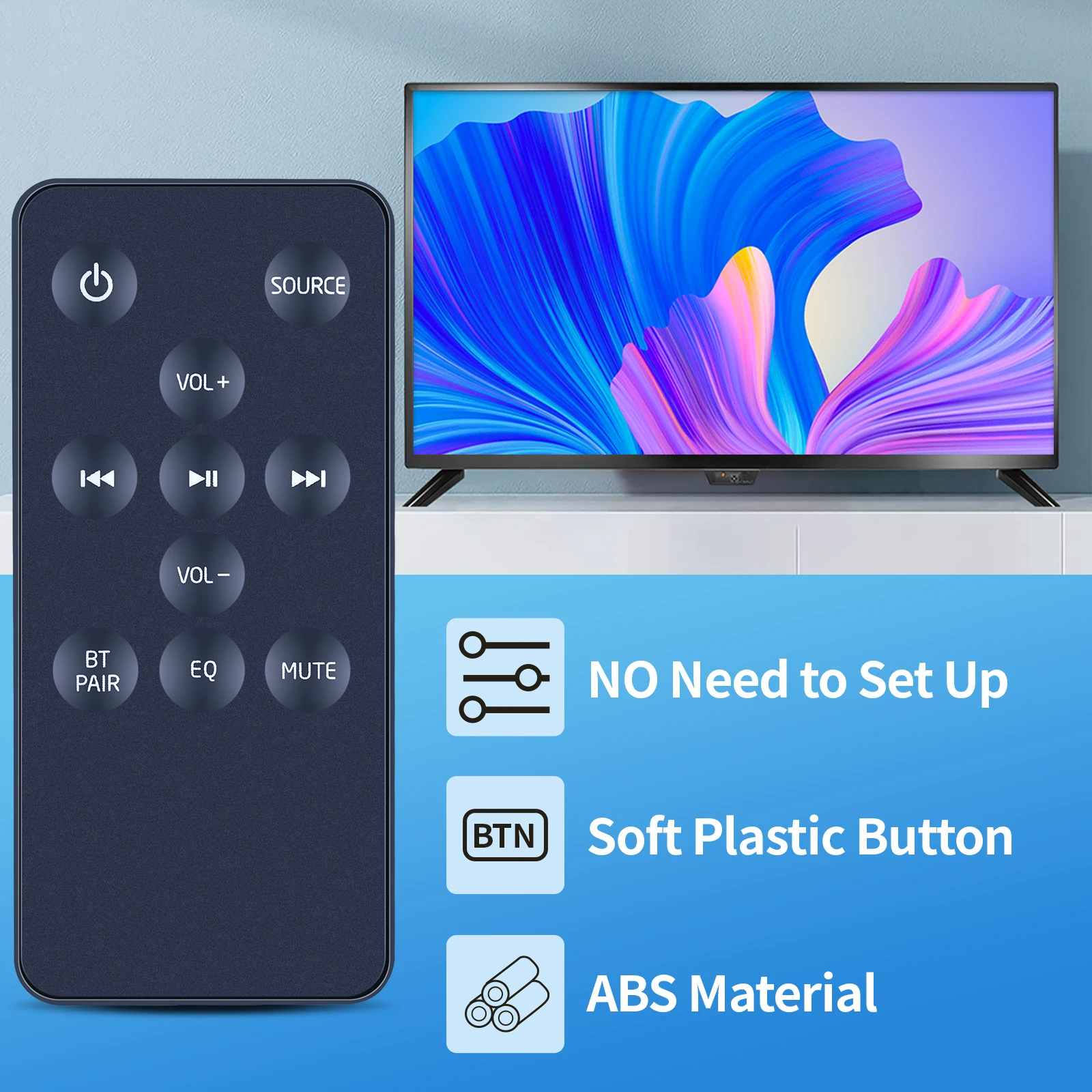 Nuevo mando a distancia de repuesto para barra de sonido Logik L32SBT15 /L32SWLB14 - imagen 3