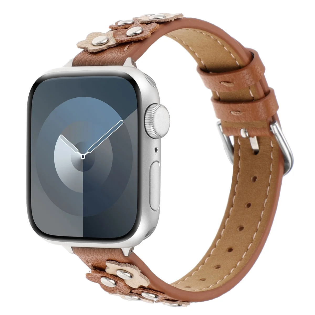Correa de reloj para Apple Watch 42/44/45/46/49mm 38/40/41mm correa de reloj de moda de cuero PU para reloj serie Ultra2 10/9/8/7/6 - imagen 2