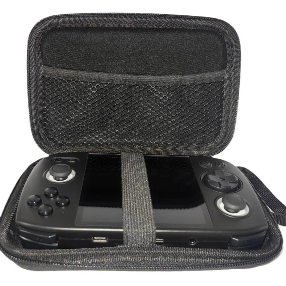 Estuche de viaje protector antiarañazos, bolsa de transporte con bolsillo, bolso con cremallera, consola de juegos portátil Retro, Anbernic RG Cube - imagen 5