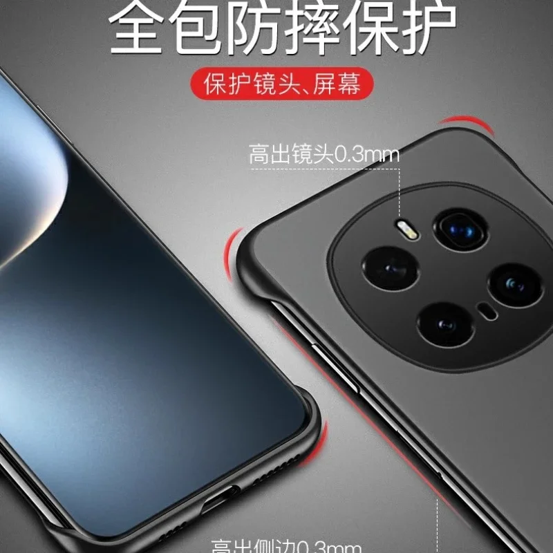 Para Honor Magic 7 Pro 7 Lite funda mate sin marco para Honor Magic 6 Pro funda protectora dura ultrafina sin bordes para PC con anillo - imagen 4