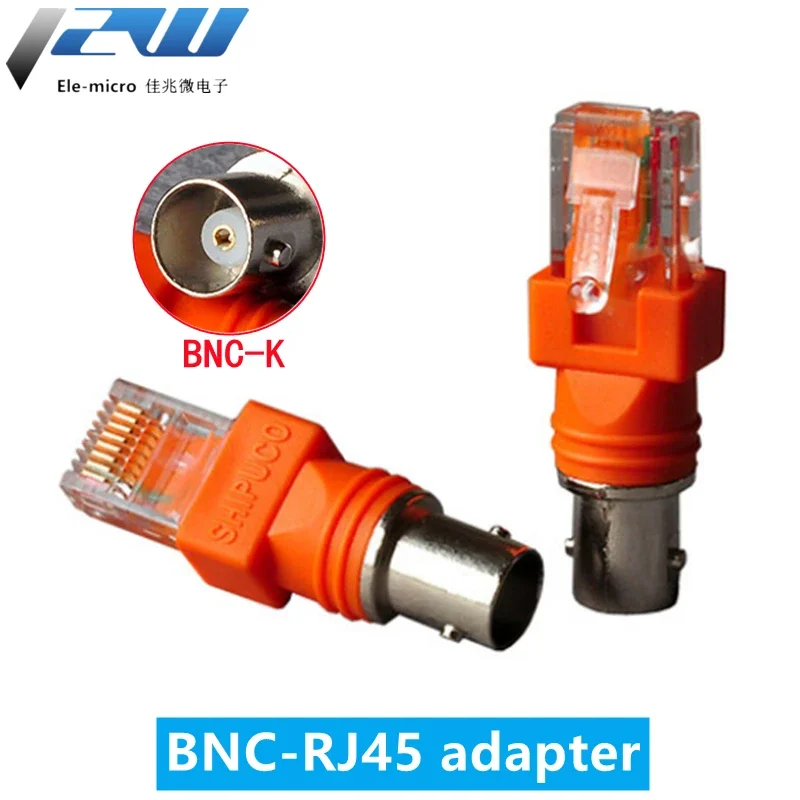 Conectores tipo F RF hembra a RJ45 macho, adaptador de acoplador de barril Coaxial, conectores RJ45 a RF BNC-RJ45/F-RJ45 - imagen 4