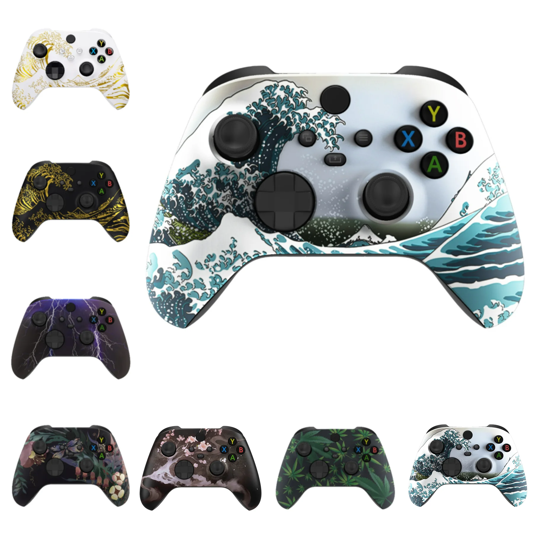 Placa frontal de cubierta de carcasa frontal de repuesto eXtremeRate para controlador Xbox Core Wireless (Xbox Series X/S) - Nature Series - imagen 2