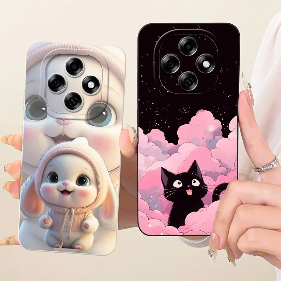 Para OPPO F31 Pro funda creativa bebida té de la leche Panda cubierta pintada suave TPU fundas de teléfono de silicona para OPPO F31 F31Pro A6 Pro bolsa - imagen 3