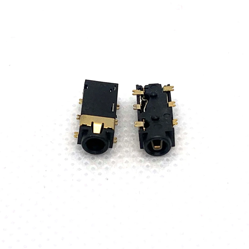 Conector de Audio SMT de 6 pines para auriculares, accesorio Chapado en plata, unids/lote, 100mm, 2,5 PJ-242, PJ242 RoHS 2,0 - imagen 2