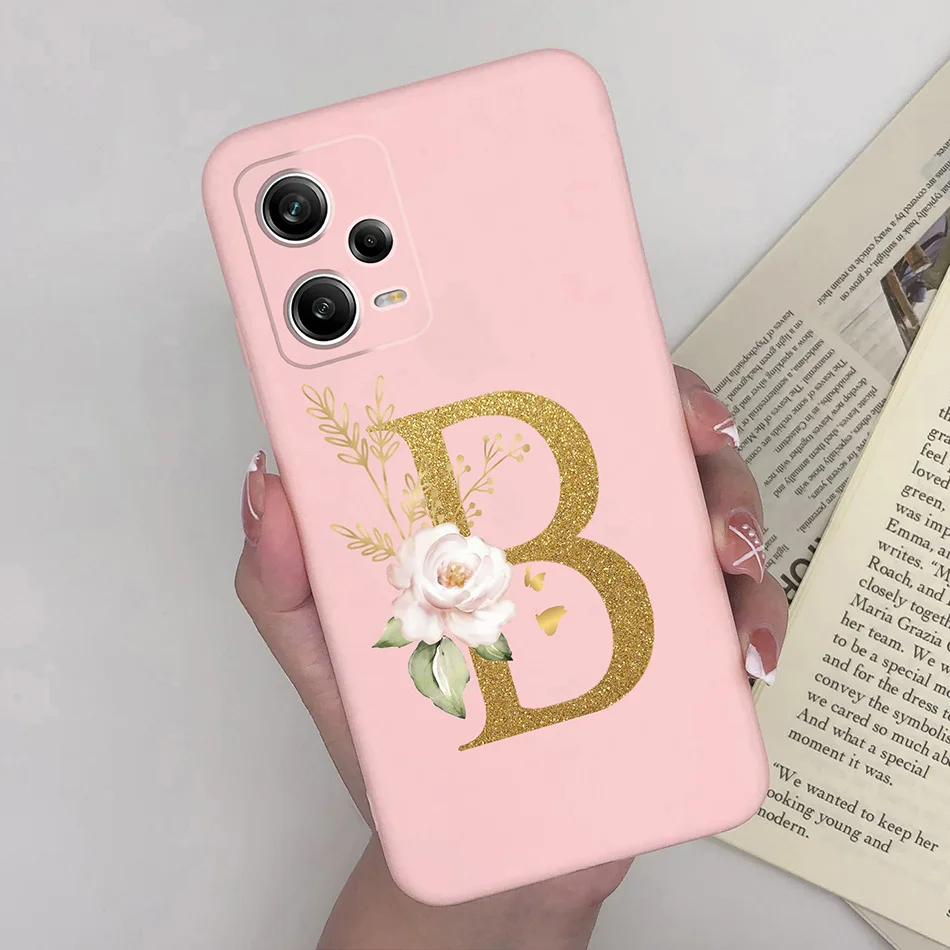 Funda de silicona antideslizante para Xiaomi Redmi Note 12 Pro Plus + 5G, 26 letras, mate, Funda de teléfono para Redmi 12Pro + - imagen 4