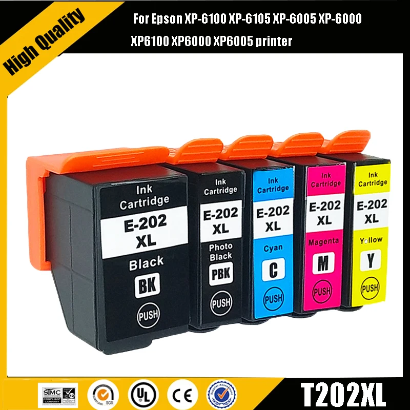 Einkshop Europa para cartuchos de tinta epson xp6100 202xl para impresora Epson XP-6100 XP-6105 XP-6005 XP-6000 XP6100 XP6000 XP6005