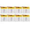 103030-900mAh  8PCS