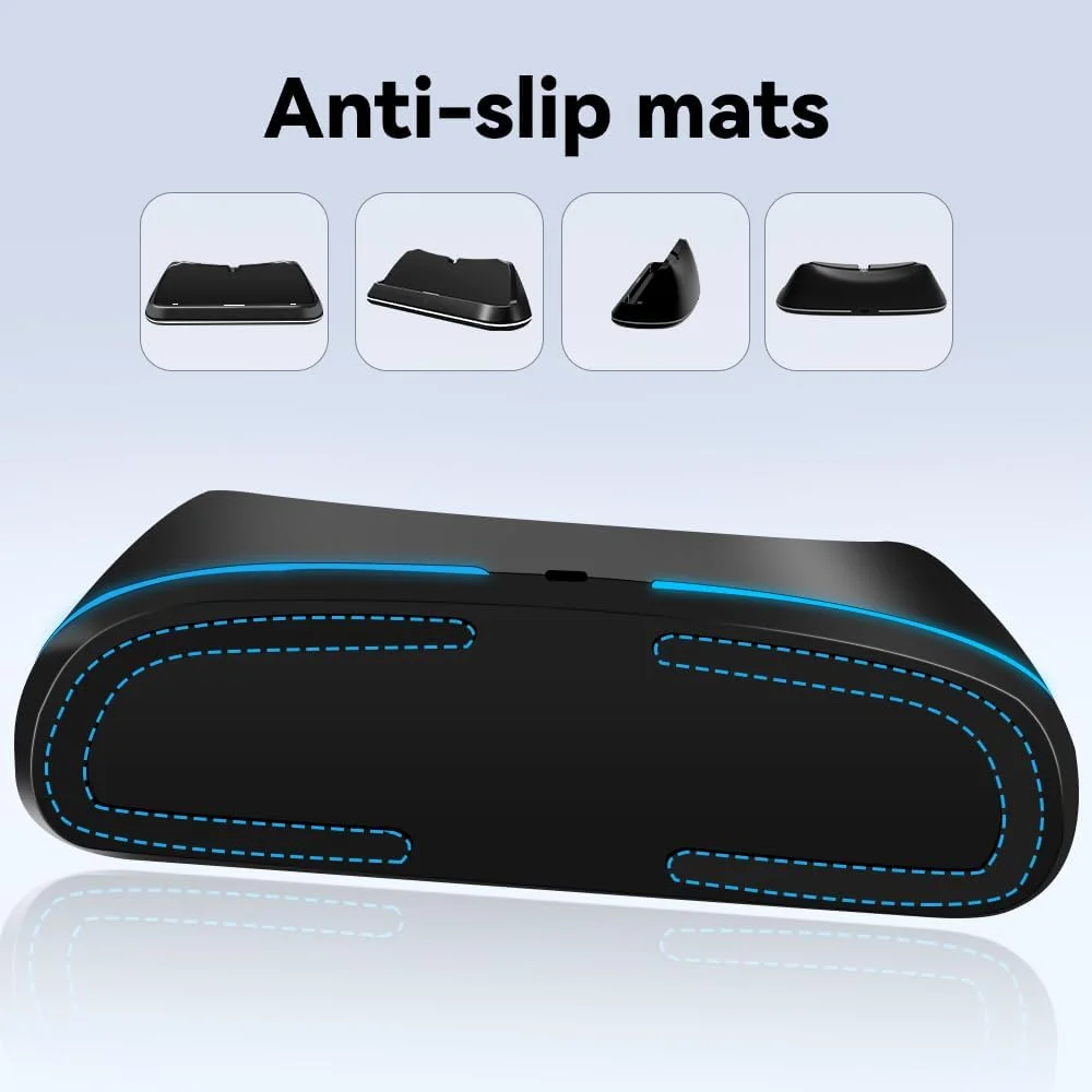 Estación de carga para Playstation Portal, kits de accesorios PS5 con carga rápida y luz LED, soporte de carga del controlador HC-3710 - imagen 4