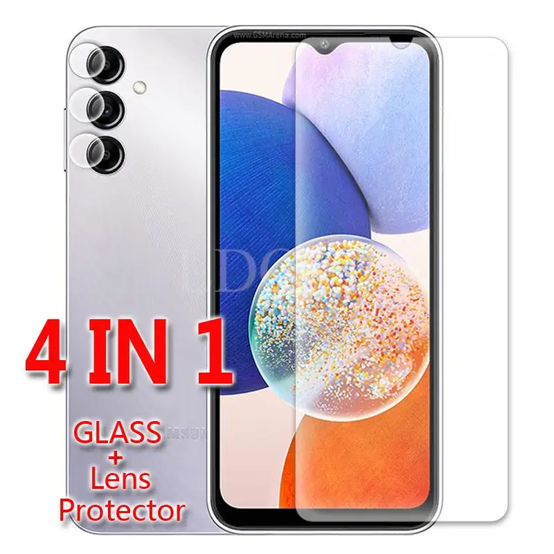 Para Samsung Galaxy A14 Protector de película de pantalla de teléfono de vidrio templado Samsung A54 A03S A04 A04S A04E A03 A13 A22 A32 A52 A72