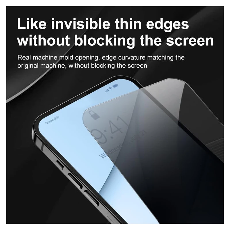 2 uds 9H vidrio templado antiespía para OnePlus Nord 3 película protectora de pantalla de privacidad - imagen 5