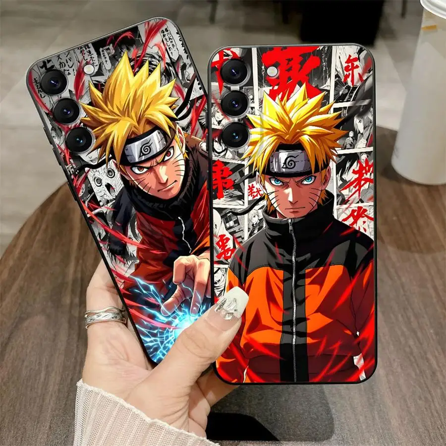 Funda para Samsung Galaxy A23 A53 A51 A73 A25 A71 A32 A22 A52 A35 A24 A55 A26 A72 A36 A41 funda negra suave para teléfono dibujos animados geniales - imagen 5