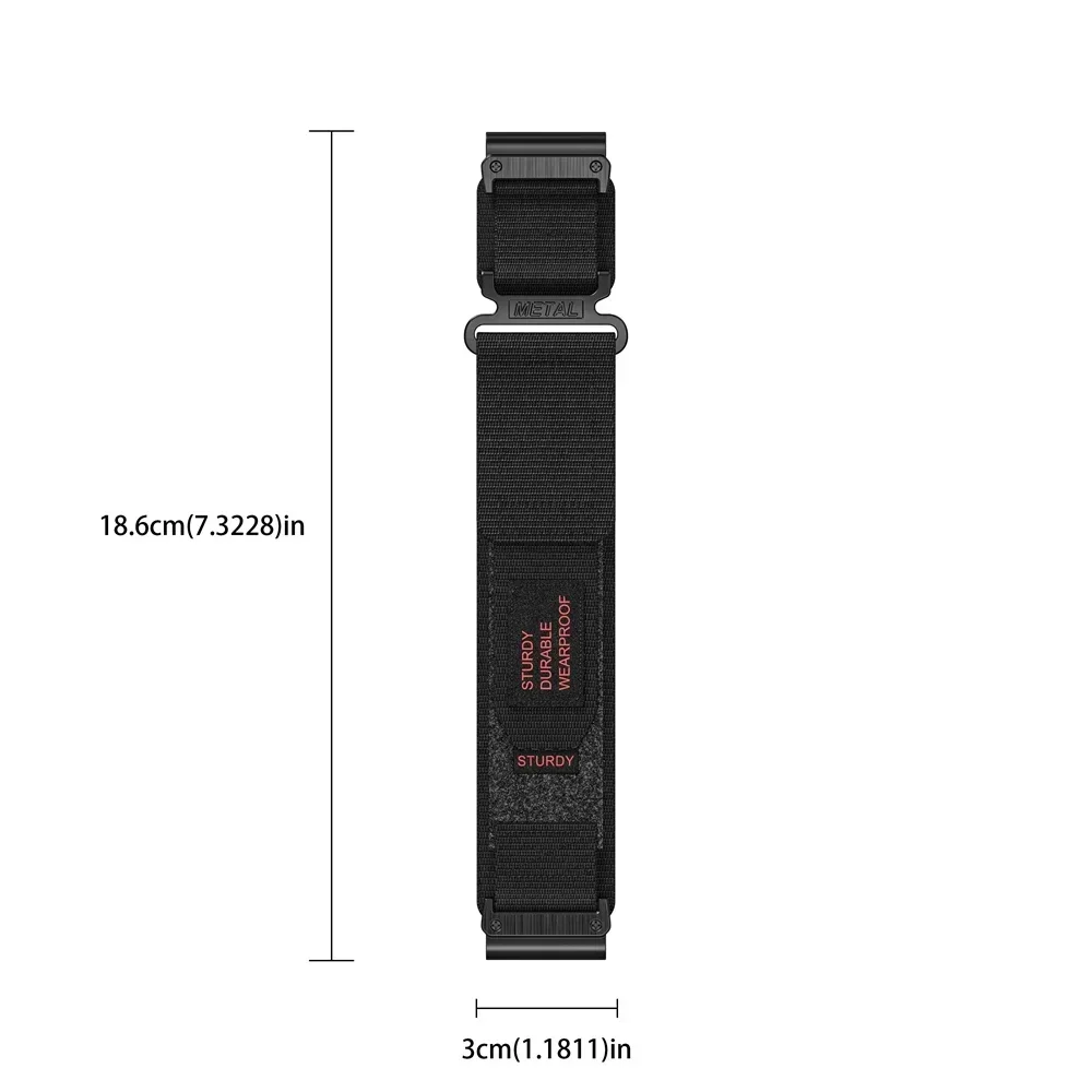 Correa Quickfit de nailon de 22mm y 26mm para Garmin Forerunner 965 955 945, pulsera deportiva, accesorios de 2 bandas S70 S62 S60 Instinct - imagen 4